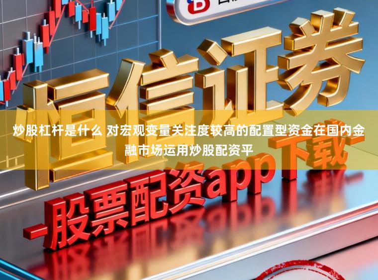 炒股杠杆是什么 对宏观变量关注度较高的配置型资金在国内金融市场运用炒股配资平